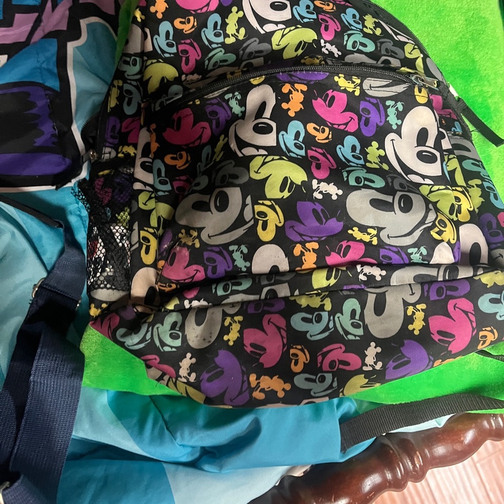 Colorful Mickey Mouse Backpack